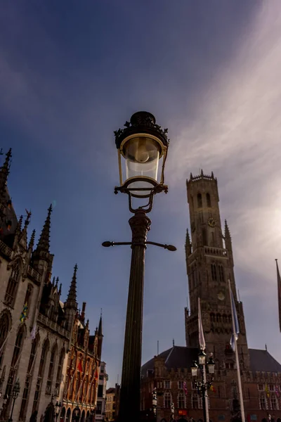 Europa Bélgica Brujas Campanario Brujas —  Fotos de Stock