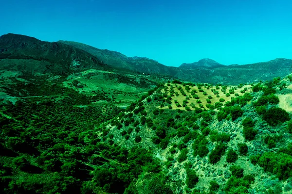 Spain Ronda Europe Scenic Overview Agricultural Field Sky — 图库照片