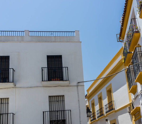 Spain, Cordoba, Europe, LOW ANGLE VIEW OF BUILDING AGAINST CLEAR SKY