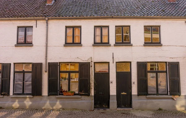 Europa Bélgica Brujas Una Tienda Frente Una Casa — Foto de Stock