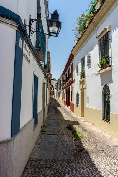 Spanyolország Cordoba Európa Street Amidst Buildings Sky — Stock Fotó