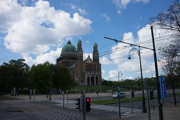 Basiliek Van Het Heilig Hart Brussel België Europa — Stockfoto