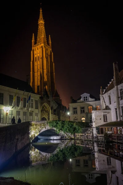Europa Bélgica Brujas Iglesia Nuestra Señora —  Fotos de Stock