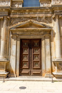 İspanya, Granada - 23 Haziran 2017: Historik Alhambra İnşaat İhracatçısı