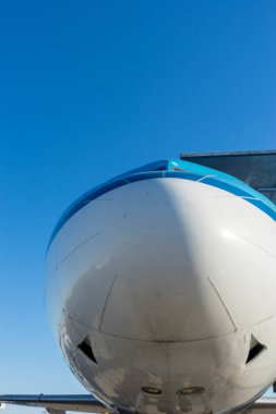Hollanda, Amsterdam, Schiphol - 06 Mayıs 2018: KLM cityhopper, Air France, Schiphol Avrupa 'nın en yoğun havaalanlarından biridir..