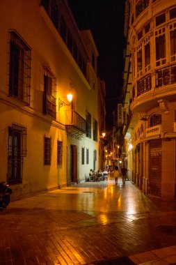 İspanya, Malaga - 24 Haziran 2017: GECESİ AMIDST BULUŞMASI
