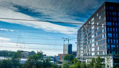 Hollanda, Leiden - 22 Temmuz 2018: Heerema Deniz Müteahhitleri. HMC, uluslararası açık deniz petrol ve doğalgaz ve yenilenebilir enerji sektöründe dünya çapında bir deniz taşeronu..