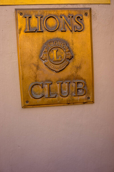 Менаджо, Италия - 2 апреля 2018 года: Клуб Львов, Ломбардия