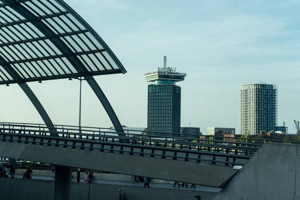 Nederländerna Amsterdam April 2017 Amsterdams Centralstation — Stockfoto