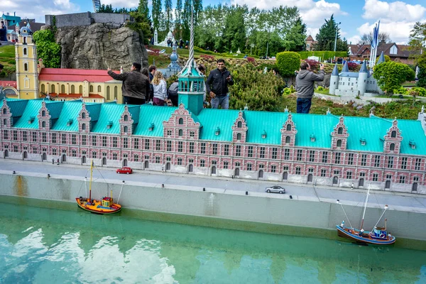 Brüssel Belgien April 2017 Miniaturen Park Mini Europe Nachbildungen Des — Stockfoto