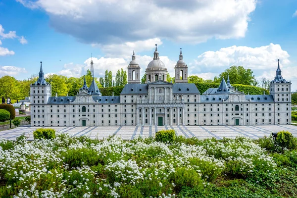 Brussels Belgium 2017 Miniatures Park Mini Europe Escorial Madrid Spain — 스톡 사진