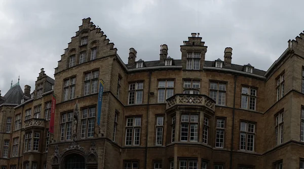Gandawa Belgia Kwietnia Budynek Szkoły Biznesu Vlerick Gandawie Belgia Europa — Zdjęcie stockowe