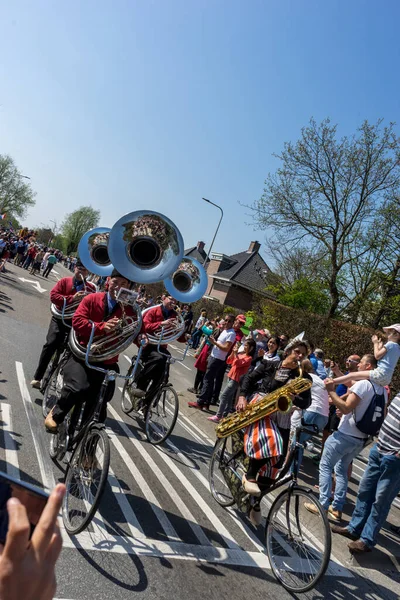 Nederländerna Sassenheim April 2018 Blomsterparad 2018 Bloemencorso Bollenstreek Festliga Spektakel — Stockfoto