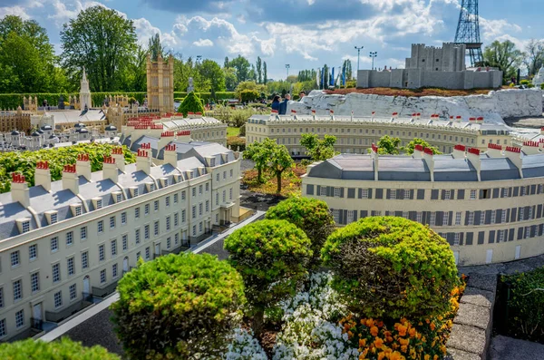 Brussels Beligium 2017 Miniatures Park Mini Europe Reductions Circus Royal — 스톡 사진