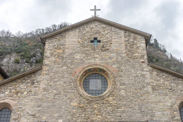 Varenna Italien März 2018 Die Kirche Saint George Varenna Italien — Stockfoto