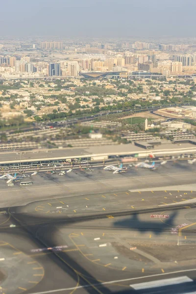 Dubai Emirates Листопада 2018 Dubai Airport View Sky — стокове фото