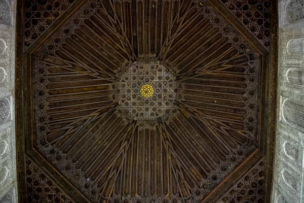 Séville Espagne Juin 2017 Low Angle View Ornate Ceiling Palais — Photo