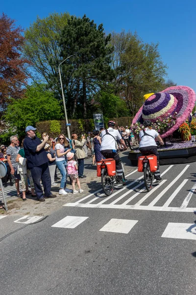 Holandia Sassenheim Kwietnia 2018 Bulbflower Parade 2018 Bloemencorso Bollenstreek Świąteczne — Zdjęcie stockowe