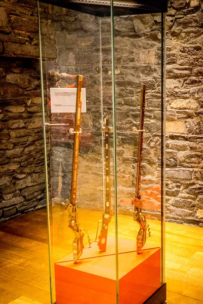 Gent Belgien April Mittelalterliche Waffe Gewehr Museum Schloss Gravensteen Gent — Stockfoto