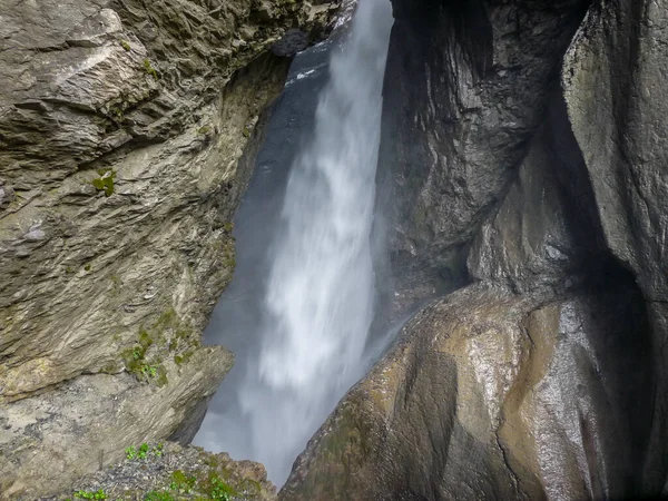 Швейцарія Лаутербруннен Європа Scenic View Waterfall — стокове фото