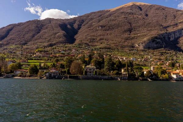 Italie Lecco Paysage Urbain Avec Vue Sur Lac Côme Avec — Photo