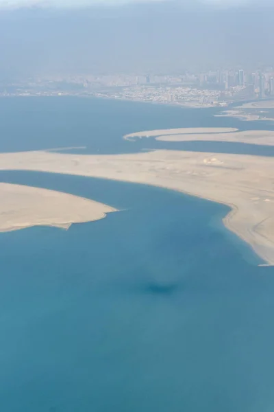 Dubai Emirates Desert Vedere Spre Munte — Fotografie, imagine de stoc