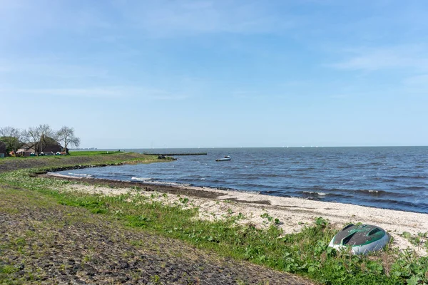 Holanda Wetlands Maarken Europa Uma Praia Lado Corpo Água — Fotografia de Stock
