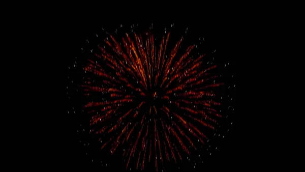 Zwitserland Bazel Low Angle View Firework Display Nachts Rijn Europa — Stockfoto