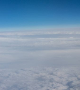 Hollanda, Lahey, Schiphol, Avrupa, gökyüzünde uçan bir uçak