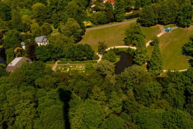 Hollanda, Rotterdam, şehrin yemyeşil bahçesi.