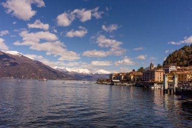 Avrupa, İtalya, Bellagio, Como Gölü, Varenna, WATERFRONT 'DA BULUŞUYOR