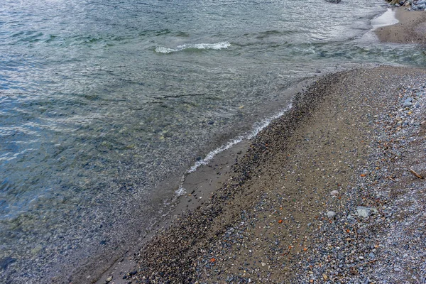Европа Италия Варенна Озеро Комо Hiangle Vow Surf Beach — стоковое фото