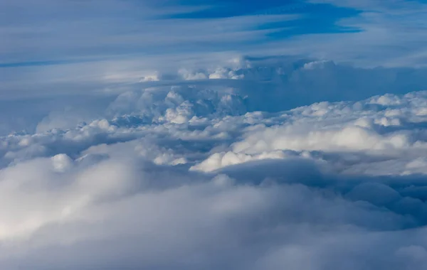 Vue Des Nuages Depuis Fenêtre Avion Nuages Dans Ciel — Photo