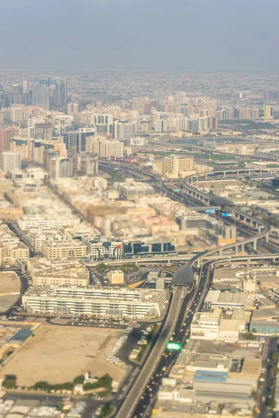 Dubai Emirates Desert Поїзд Рейках Місті — стокове фото