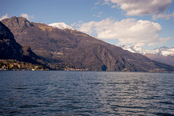 Europe Italie Lecco Lac Côme Grand Plan Eau Avec Une — Photo