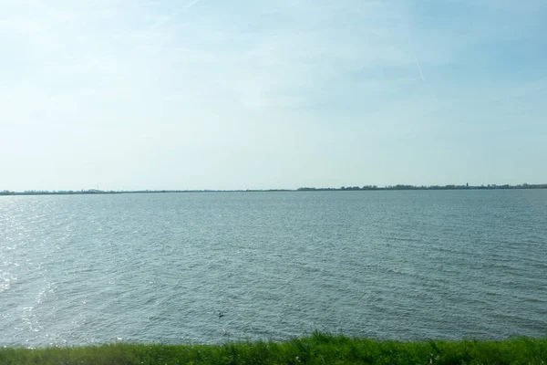 Países Baixos Wetlands Maarken Europa Uma Grande Massa Água — Fotografia de Stock