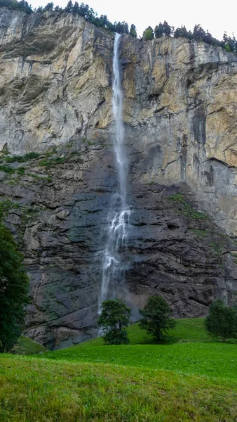 スイス ローターブルネン ヨーロッパ 滝の景色 — ストック写真