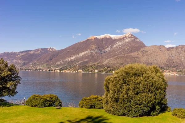 意大利 贝拉焦 科莫湖 Scenic Landscape Sky概览 — 图库照片