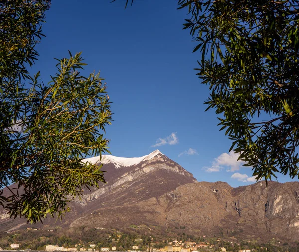 Europa Italien Bellagio Comer See Cadenabbia Scenic View Mountains Gegen — Stockfoto