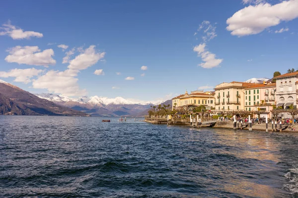 Italië Lecco Comomeer Kade Aan Het Water Van Bellagio — Stockfoto