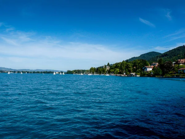 Schweiz Lauterbrunnen Europa Scenic View Sea Blue Sky — Stockfoto