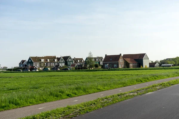 Holandia Wetlands Maarken Europa Duże Zielone Pole — Zdjęcie stockowe