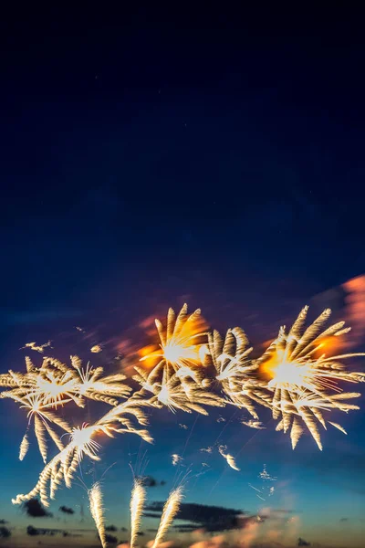 Éves Nyári Tűzijáték Rendezvény Scheveningen Strandon Den Haag Ban Augusztus — Stock Fotó