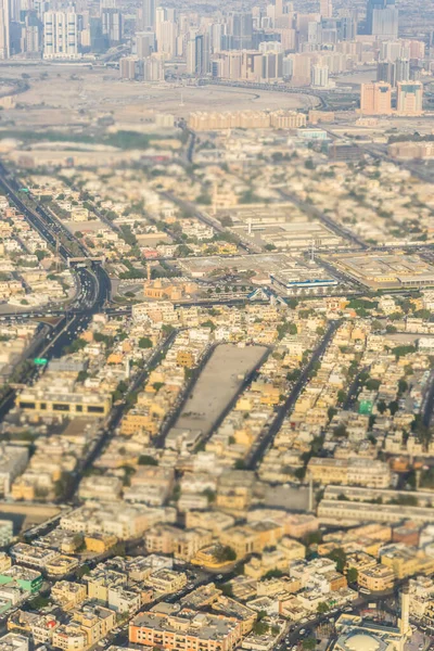 Dubai Emirates Desert Вигляд Міста Повітря — стокове фото