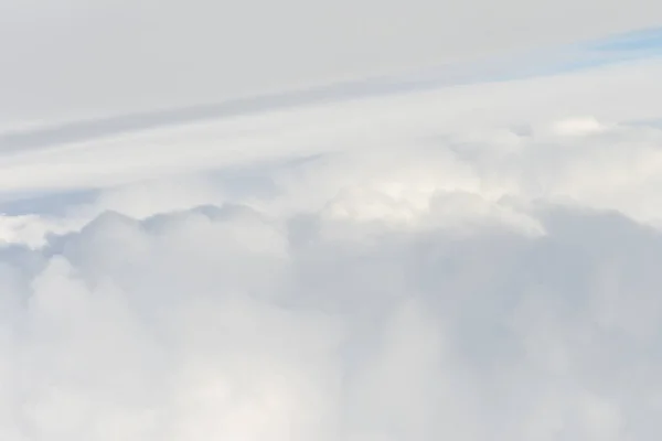 Pohled Mraky Okna Letadla Mraky Obloze — Stock fotografie