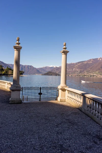 Itália Bellagio Lago Como Cerca Com Vista Para Vista Cenical — Fotografia de Stock