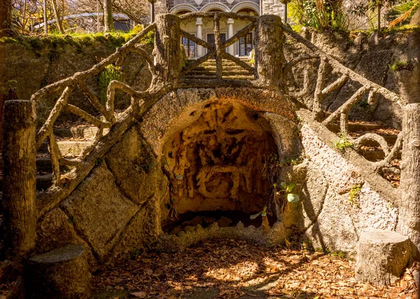 Itália Menaggio Lago Como Entrada Escadas Antigas — Fotografia de Stock