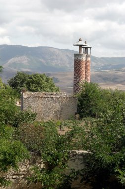 Azerbaycan, Şuşa - şehir Şuşa, Dağlık Karabağ Ermenistan-Azerbaycan Savaşı'ndan sonra September,16,2007.Ruins.