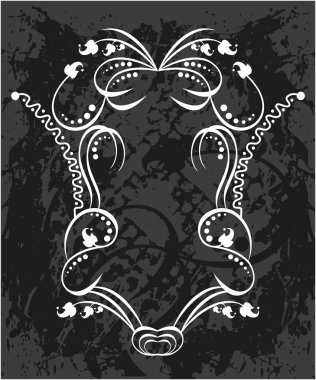 Desenli dekoratif çerçeve