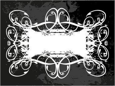 Desenli dekoratif çerçeve